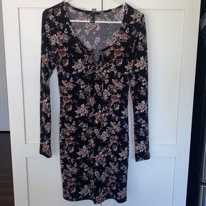 Forever 21 Black Floral Dress
